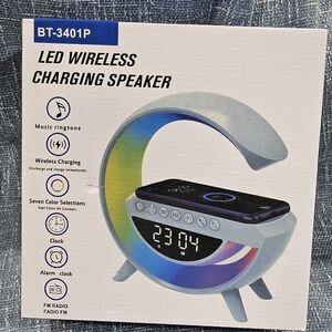 LED Wireless Charging Speaker